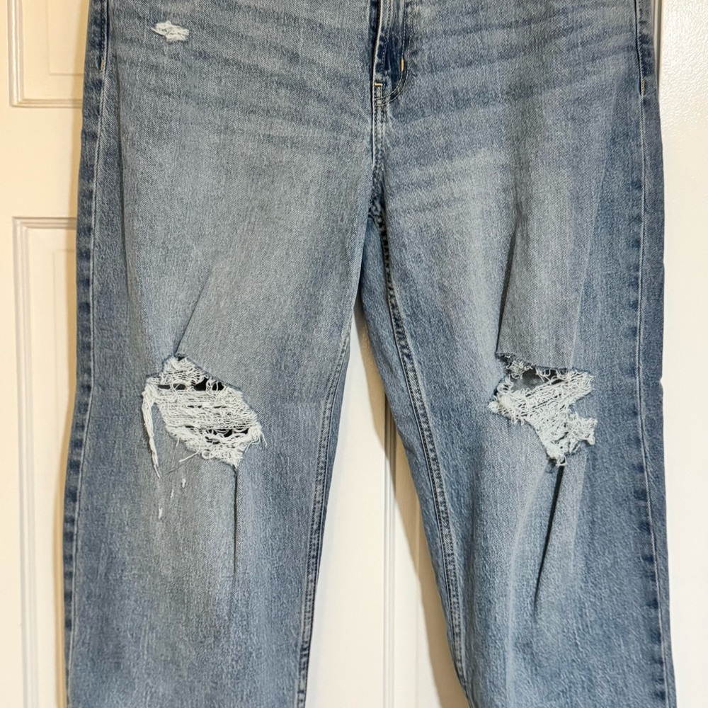 Distressed Blue Women's Jeans